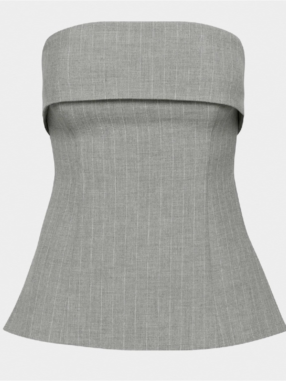 Aritzia Gray Pinstripe Element Top NWT